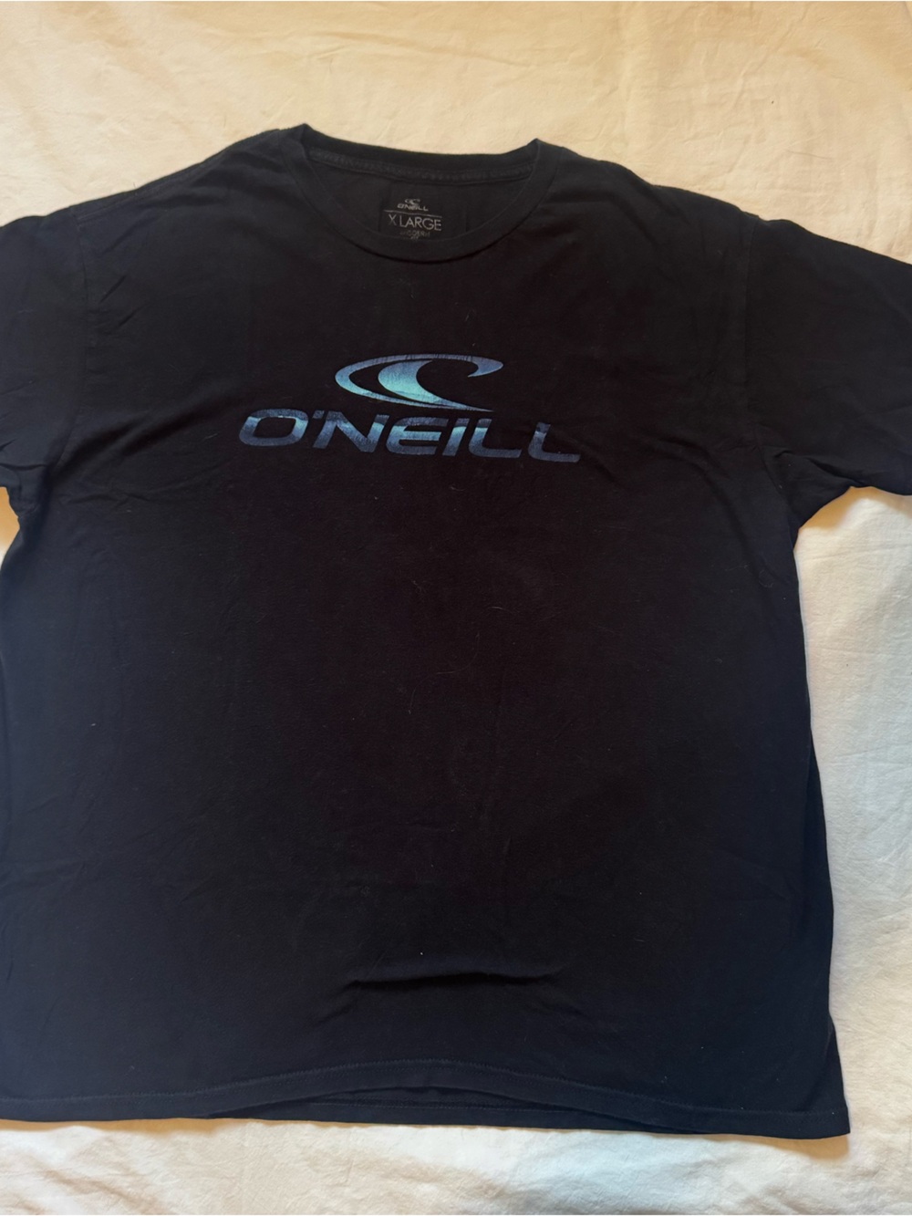 O'Neill Black Tee with Blue Logo